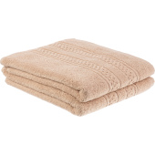Набор полотенец махровых Комус Данмор 2 штуки 50x80 см 450 г/кв.м  бежевый