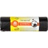 Мешки для мусора Ромашка Стандарт 35 л с завязками черные (ПВД 25 мкм,  10 штук)