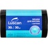 Мешки для мусора Luscan 30 л с ручками чёрные (ПВД 25 мкм, 30 штук)
