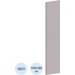 Дверь высокая правая Simple ЛДСП (серый, 382х1740 мм)