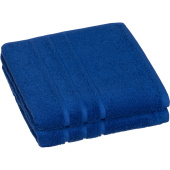 Полотенце махровое Luscan 50х90 см 500 г/кв.м синее 2 штуки в упаковке