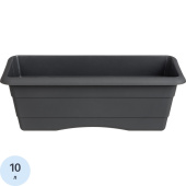 Ящик балконный Гарден №3 графит 60x17.5x14 см