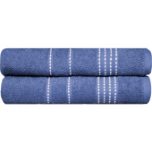 Набор полотенец махровых Модико 2 штуки 70х130 см 400 г/кв.м синие