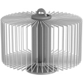 Демосистема настольная А4 вращающаяся 30 рамок серого цвета ProMega office