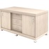 Тумба-купе Easy Director Easy to lead с центральным замком (дуб шамони  светлый, 1200х540х640 мм, 3 ящика)