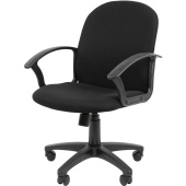 Кресло офисное Chairman 681 черное (ткань, пластик)