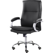 Кресло для руководителя Easy Chair СН-701 черное (экокожа, металл)