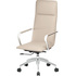 Кресло для руководителя Easy Chair 593 TPU бежевое (экокожа, алюминий)