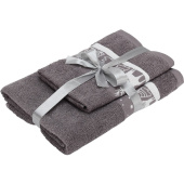 Набор полотенец махровых Bravo Зимний лес 2 штуки 50х70/70х130 см 400 г/кв.м серые