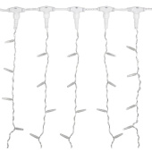 Гирлянда светодиодная уличная Neon-Night дождь теплый белый свет 192 светодиода (2х1.5 м)