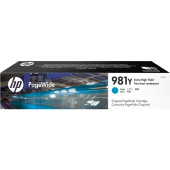 Картридж струйный HP 981Y L0R13A голубой оригинальный повышенной ёмкости