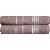 Набор полотенец махровых Модико 2 штуки 70х130 см 400 г/кв.м холодный тауп