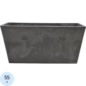 Ящик балконный GreenShip древесный уголь 79x24.5x39.5 см