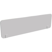 Экран к столу Steel 11814 с креплением фронтальный (белый/антрацит, 1400х16х396 мм)