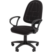 Кресло офисное Chairman 205 черное (ткань, пластик)