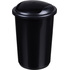Ведро мусорное Uniplast 12 л пластик с крышкой чёрное (36x25.5x25.5 см)