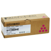 Картридж лазерный Ricoh SP C360HE 408186 пурпурный оригинальный  повышенной емкости