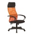 Кресло для руководителя Easy Chair 655 TTW оранжевое/чёрное   (экокожа/сетка/ткань, пластик)
