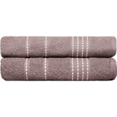 Набор полотенец махровых Модико 2 штуки 50х80 см 400 г/кв.м холодный тауп