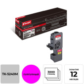 Картридж лазерный Комус TK-5240M 1T02R7BNL0 для Kyocera пурпурный  совместимый