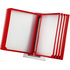Демосистема настольная с 10 панелями формата A4 красного цвета