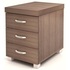 Тумба приставная Easy Director Easy to lead с центральным замком (дуб   шамони тёмный, 420х590х590 мм, 3 ящика)