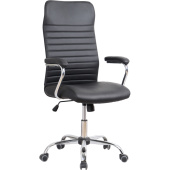 Кресло для руководителя Easy Chair 580 TPU чёрное (экокожа, металл)