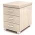 Тумба приставная Easy Director Easy to lead с центральным замком (дуб  шамони светлый, 420х590х590 мм, 3 ящика)