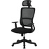 Кресло для руководителя Easy Chair 634 TC чёрное (сетка/ткань, нейлон)