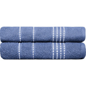 Набор полотенец махровых Модико 2 штуки 50х80 см 400 г/кв.м синие