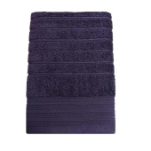 Полотенце махровое Страйп 50х90 см 500 г/кв.м темно-фиолетовое