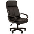 Кресло для руководителя Комус Мебель Easy Chair 691 чёрное (экокожа,  пластик)