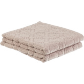 Набор полотенец махровых Комус Калли 2 штуки 50x80 см 500 г/кв.м  светло-серый