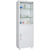 Шкаф медицинский Hilfe МД 1 1760/SG (белый, 600x400x1850 мм)