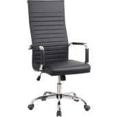 Кресло для руководителя Easy Chair 566 TPU чёрное (экокожа, металл)