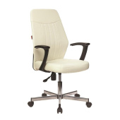 Кресло офисное Easy Chair 224 DSL PPU бежевое (экокожа, металл)