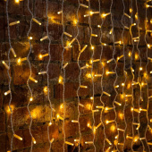 Гирлянда светодиодная уличная Neon-Night дождь теплый белый свет 448 светодиодов (2х3 м)