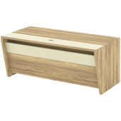 Стол руководителя Corner COR.SR-18 прямой (гикори песочный/ваниль, 1800х900х750 мм)