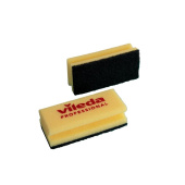 Губка для уборки Vileda Professional Максимальная жёсткость поролон 15x7  см с абразивным слоем (10 штук в упаковке)