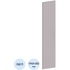 Дверь высокая левая Simple ЛДСП (серый, 382х1740 мм)