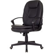 Кресло для руководителя Easy Chair 668 черное (экокожа, пластик)