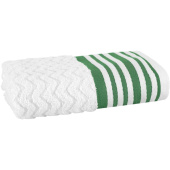 Полотенце махровое Line 50х90 см 500 г/кв.м белое/зеленое