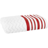Полотенце махровое Line 50х90 см 500 г/кв.м белое/красное