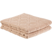 Набор полотенец махровых Комус Калли 2 штуки 50x80 см 500 г/кв.м  кремовый