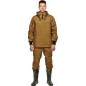 Костюм рабочий летний мужской противоэнцефалитный КБР хлопок хаки (размер 64-66, рост 170-176)