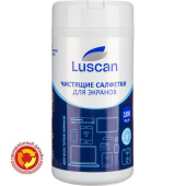 Салфетки влажные для экранов Luscan (100 штук в тубе)