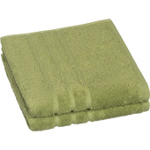 Полотенце махровое Luscan 50х90 см 500 г/кв.м оливковое 2 штуки в  упаковке