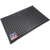 Коврик входной грязезащитный резиновый REM 60x90 см черный