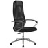 Кресло для руководителя Комус Мебель Easy Chair 675 чёрное (сетка,  металл)