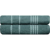 Набор полотенец махровых Модико 2 штуки 50х80 см 400 г/кв.м зеленые